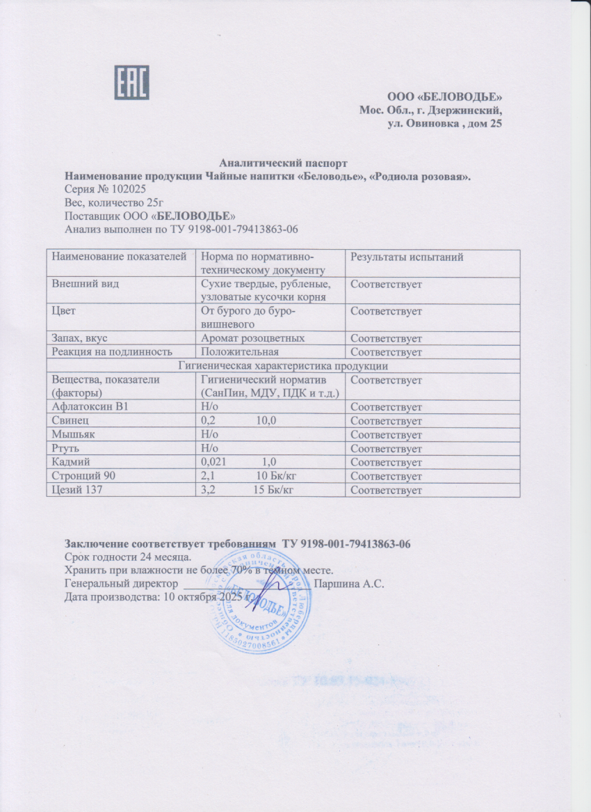 Паспорт №102025